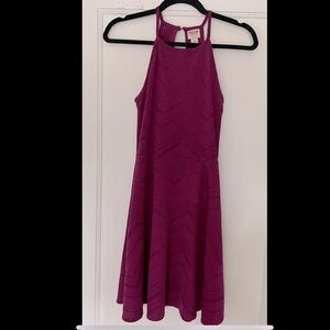 Mossimo Supply Co. XS Magenta high-neck dress